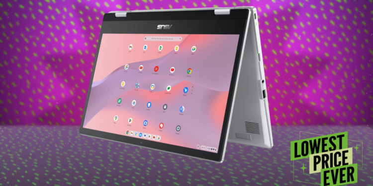 The ASUS Chromebook Flip CX1 Convertible Laptop Is Nearly $100 Off Right Now