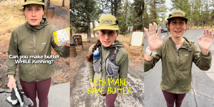 The Bizarre 'Churn Butter While You Run' Trend Is Actually Sort of Profound