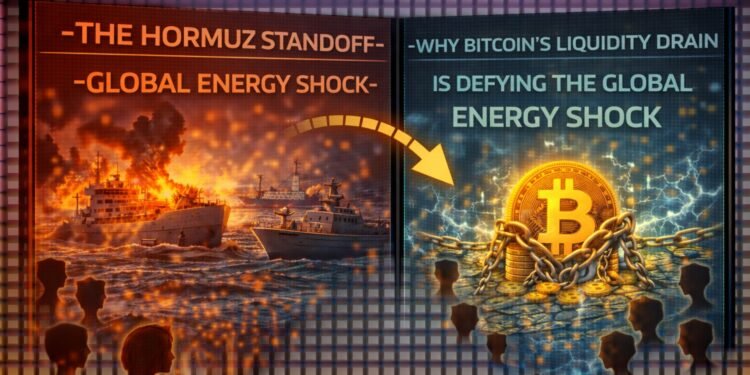 The Hormuz Standoff: Why Bitcoin’s Liquidity Drain Is Defying The Global Energy Shock