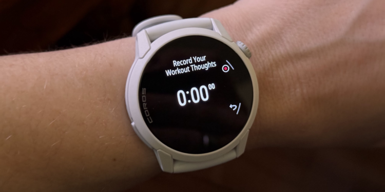 The Voice Training Log on My Coros Watch Has Changed My Workouts for the Better