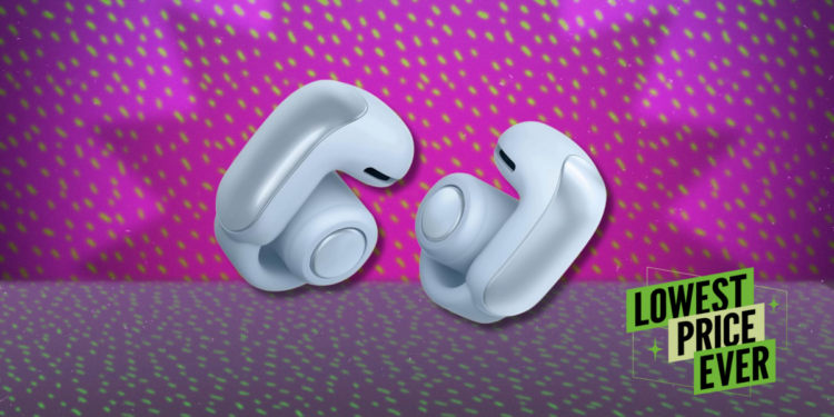 These Bose Ultra Open Earbuds Are $100 Off Right Now