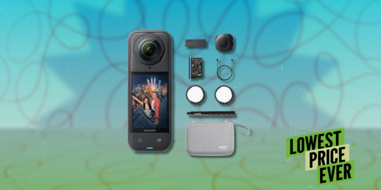 This 360° Action Camera Bundle Is $100 Off, Days Before Amazon's Spring Sale