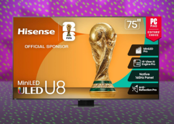 This 75-Inch Hisense Mini-LED TV Is $400 Off Right Now