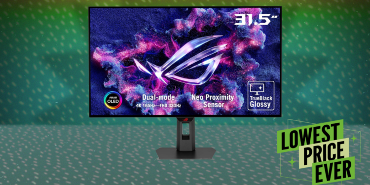 This ASUS OLED Gaming Monitor Is $200 Off Right Now