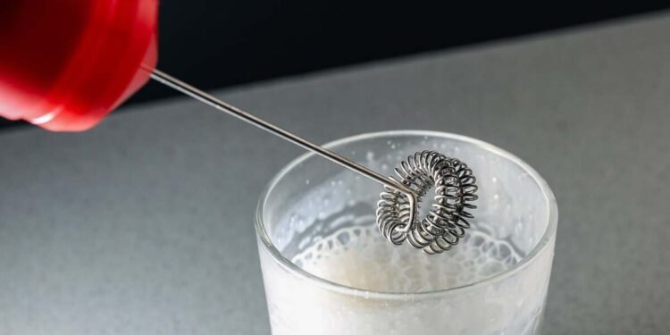 This Cheap Frother Is My Favorite Way to Mix Protein Powder