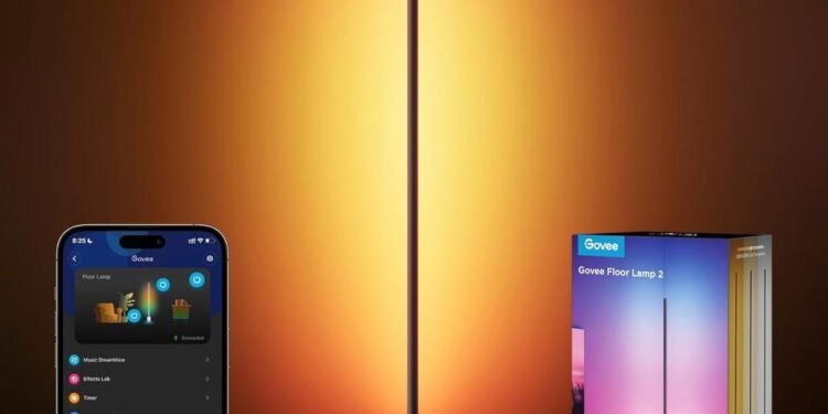This Govee Smart Floor Lamp Is 25% Off Ahead of Amazon’s Big Spring Sale