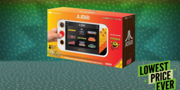 This Handheld Atari Console Comes With 200 Old-School Games, and It's $50 Off