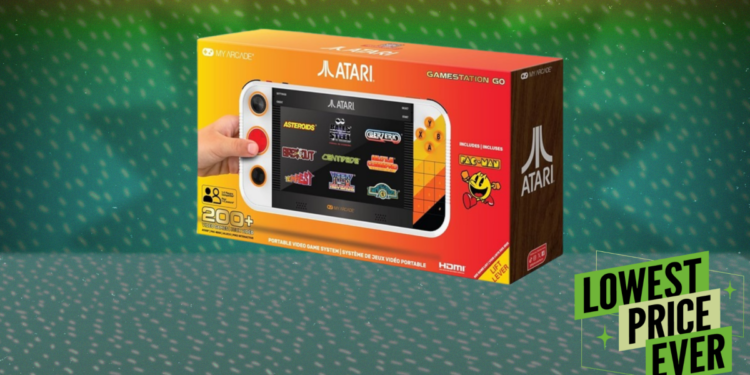 This Handheld Atari Console Comes With 200 Old-School Games, and It's $50 Off