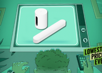 This Powerful Sonos Soundbar/Subwoofer Combo Is $250 Off Right Now