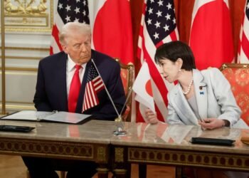 Trump calls for Japan, NATO to ’step up’ on Iran as oil prices bite