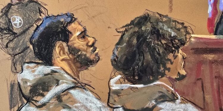 Two men charged with terrorism after homemade bomb thrown at anti-Islam protesters in New York