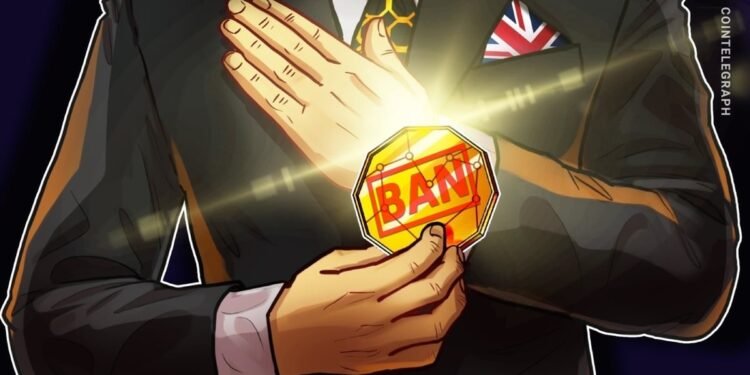 UK Pushes Ahead Temporary Ban Crypto Political Donations