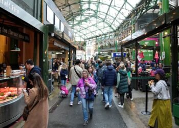 UK food prices and shop price inflation slow in February, survey shows