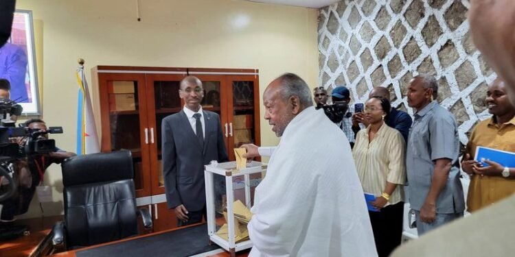 Djibouti president wins election with 97.8% of vote, state media says
