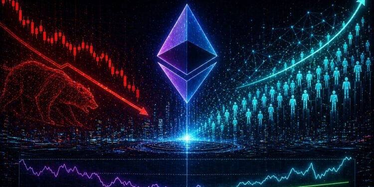 A Historic Bullish Divergence Is Forming In Ethereum – Record Users, Falling Price