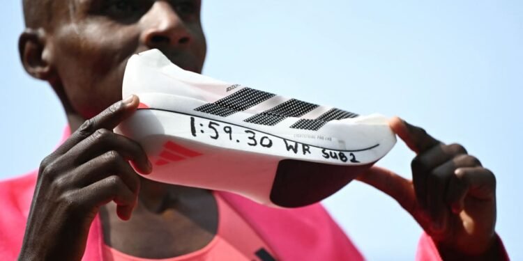 Adidas claims the first sub 2-hour marathon winner. But good luck getting the winner’s sneakers.