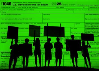 Americans are increasingly saying they won’t pay their taxes this year as a political protest. Here’s what could happen to them.