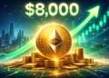 Ethereum surge in a futuristic world