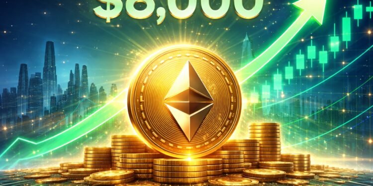 Ethereum surge in a futuristic world