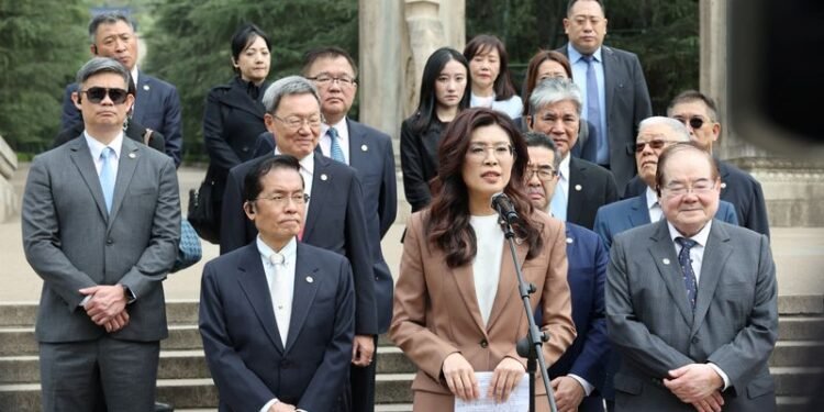 Birds not missiles should fly in the skies, Taiwan opposition leader says in China