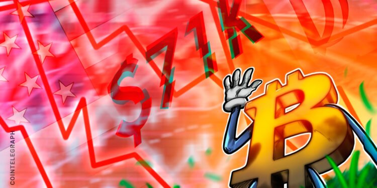 Bitcoin Falls As US-Iran War Negotiations Fail In Pakistan