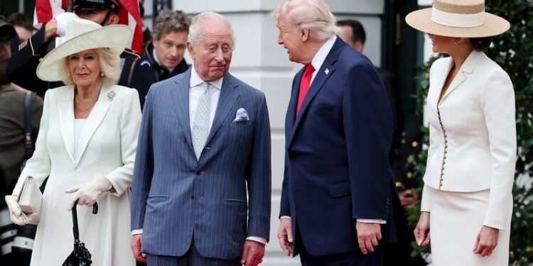 Britain’s King Charles says quick goodbye to Trump, heads to Appalachian mountains