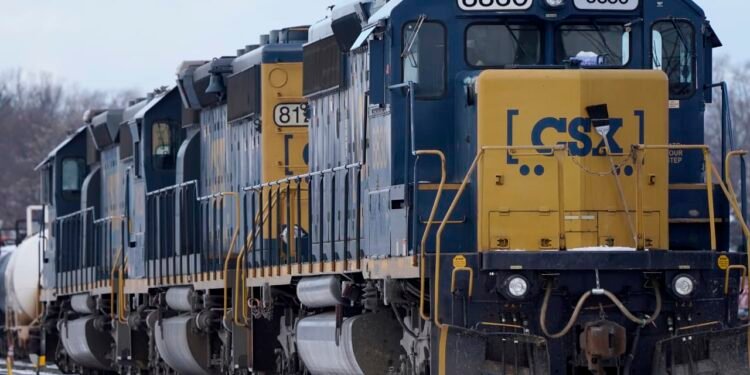 CSX says more businesses are shipping via rail to avoid surging fuel costs