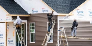 Construction on new homes jumps to a 15-month high, but the real-estate slump isn’t over