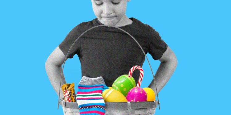Easter is getting so expensive that some parents are putting socks and leftover Halloween candy in their kids’ baskets