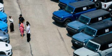 Ford’s profit jumps as carmaker powers through an EV slowdown