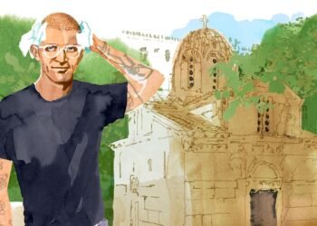 In Athens, Director Sam Pinkleton Gets a Hair Transplant and Reconnects With His Roots