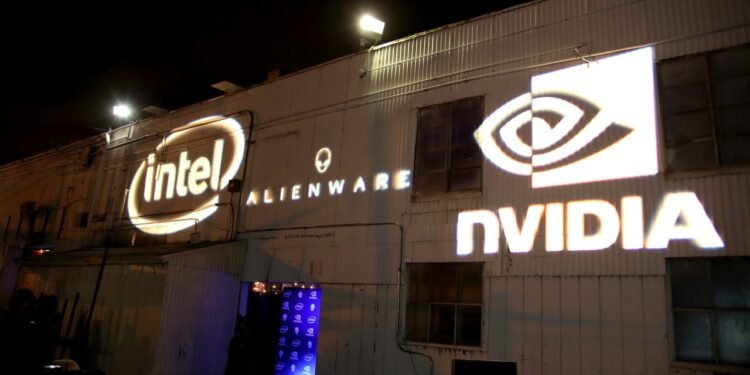 Nvidia’s stock sees its first record close in 6 months — thanks to Intel