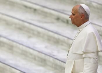 Pope Leo says those who wage war are thieves stealing away our peaceful future