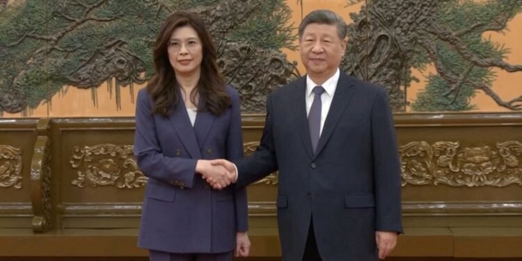 Taiwan spotted Chinese warplanes as Xi met opposition leader in Beijing