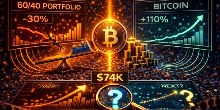 The 60/40 Portfolio Is Failing Again – Bitcoin May Be The Unlikely Fix