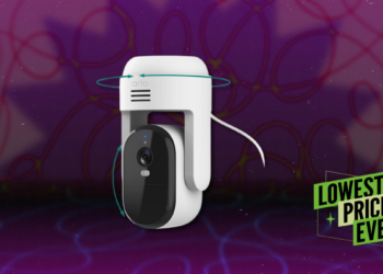 The Arlo Essential Pan Tilt Security Camera 2K Is 70% Off Right Now