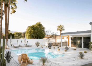The Best Palm Springs Bachelorette Airbnbs With Saltwater Pools, Saunas, and Mountain Views