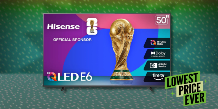 The Hisense E6 QLED TV Is Just $237 Right Now