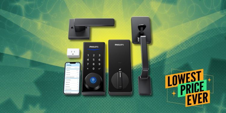 The Philips Wi-Fi Smart Lock with Handle Is 35% Off for Amazon's Big Spring Sale