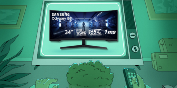The Samsung Odyssey G5 Gaming Monitor Is $120 Off Right Now