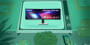 The Samsung Odyssey OLED G9 Is $300 Off