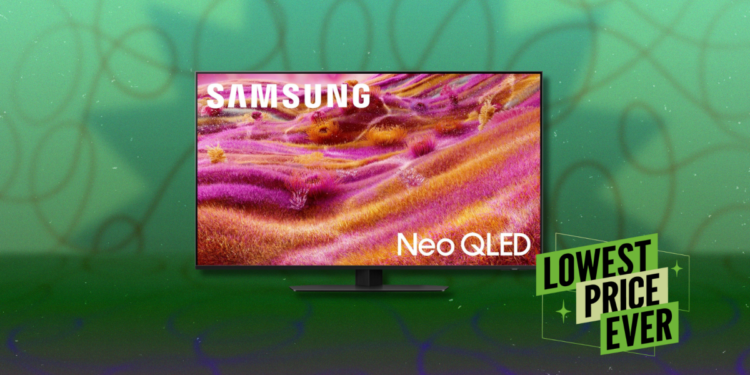 The Samsung QN90F Neo QLED 4K TV Is Over $350 Off Right Now