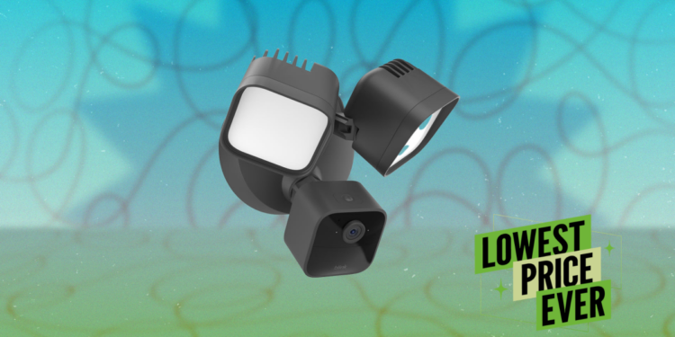 This Bright and Powerful Blink Floodlight Camera Is Over Half Off Right Now
