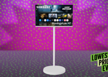 This Rolling 32-Inch Samsung Smart Monitor/TV Is $150 Off Right Now