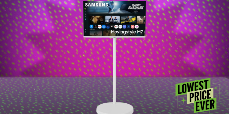 This Rolling 32-Inch Samsung Smart Monitor/TV Is $150 Off Right Now