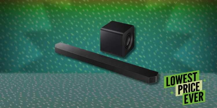 This Samsung Soundbar With Dolby Atmos Is Now $350 Off