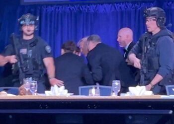 Trump safe after being rushed from White House correspondents dinner, shooter in custody