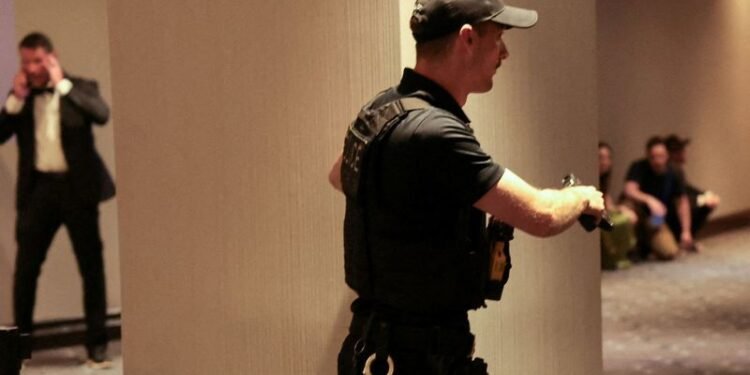 Trump says suspect at White House correspondents’ dinner shooting had multiple weapons, bulletproof vest