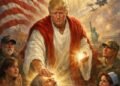 Trump’s AI image of himself as Jesus-like figure follows feud with Pope Leo