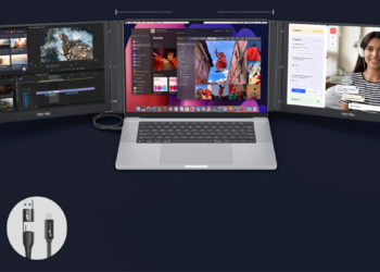 Turn Your Laptop Into a Three-Screen Setup With This Portable Display Add-On